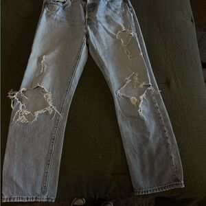 Levi's Light Blue Vintage Women's Straight Leg Jeans